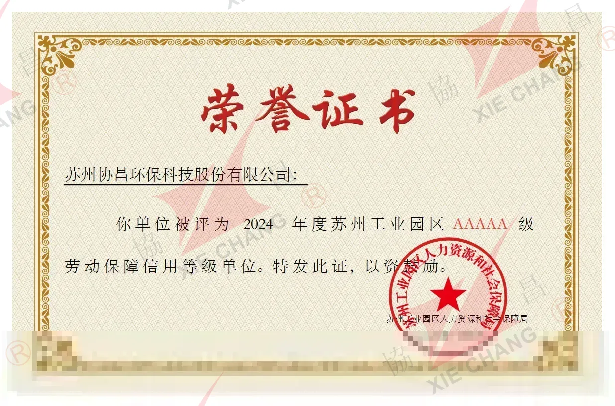 AAAAA Sınıfı İş Güvencesi Kredi Derecelendirme Kuruluşu, Suzhou Endüstri Parkı (2024)