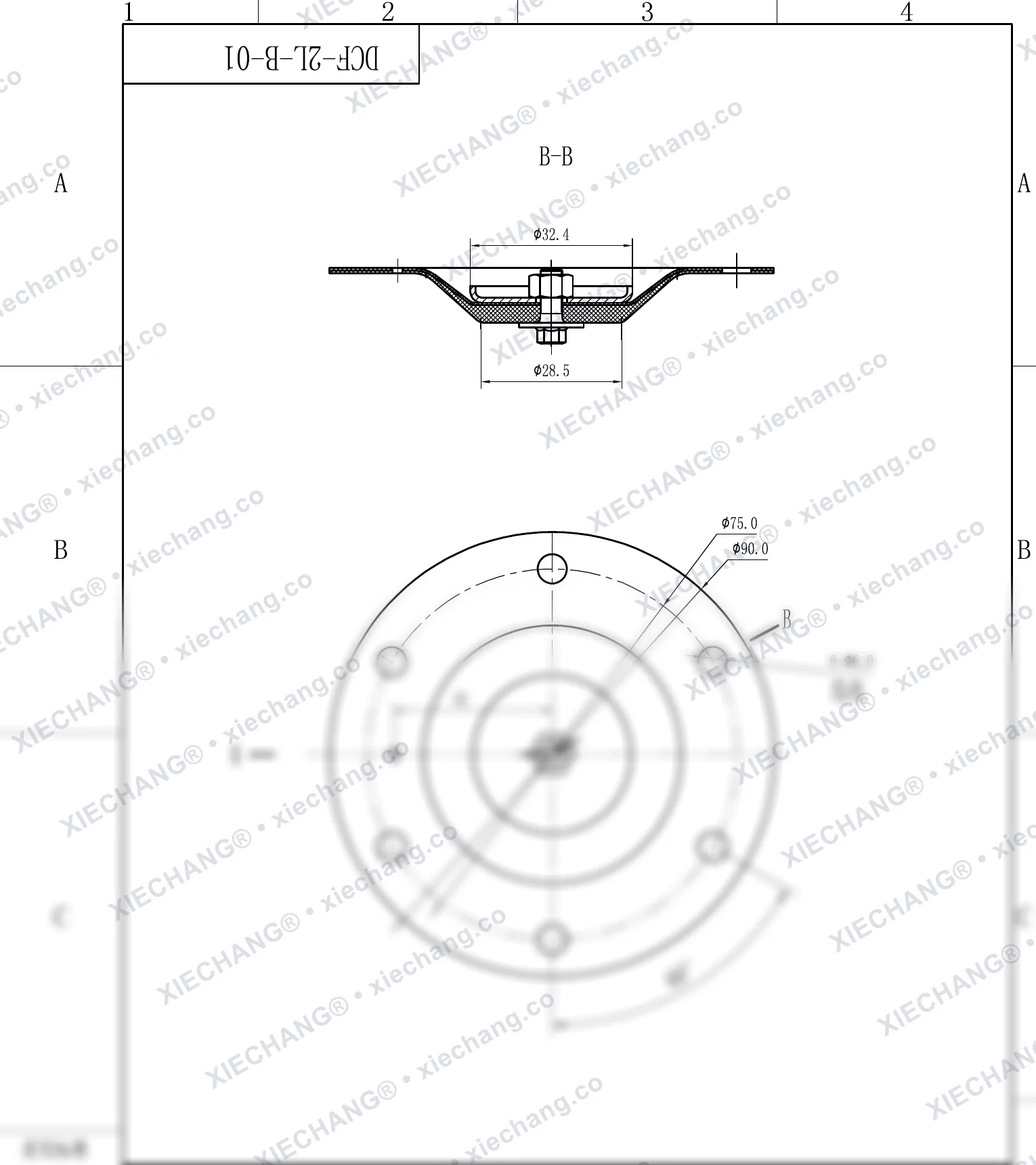 DCF-2L-B-01 · 1" — Montaj Resmi