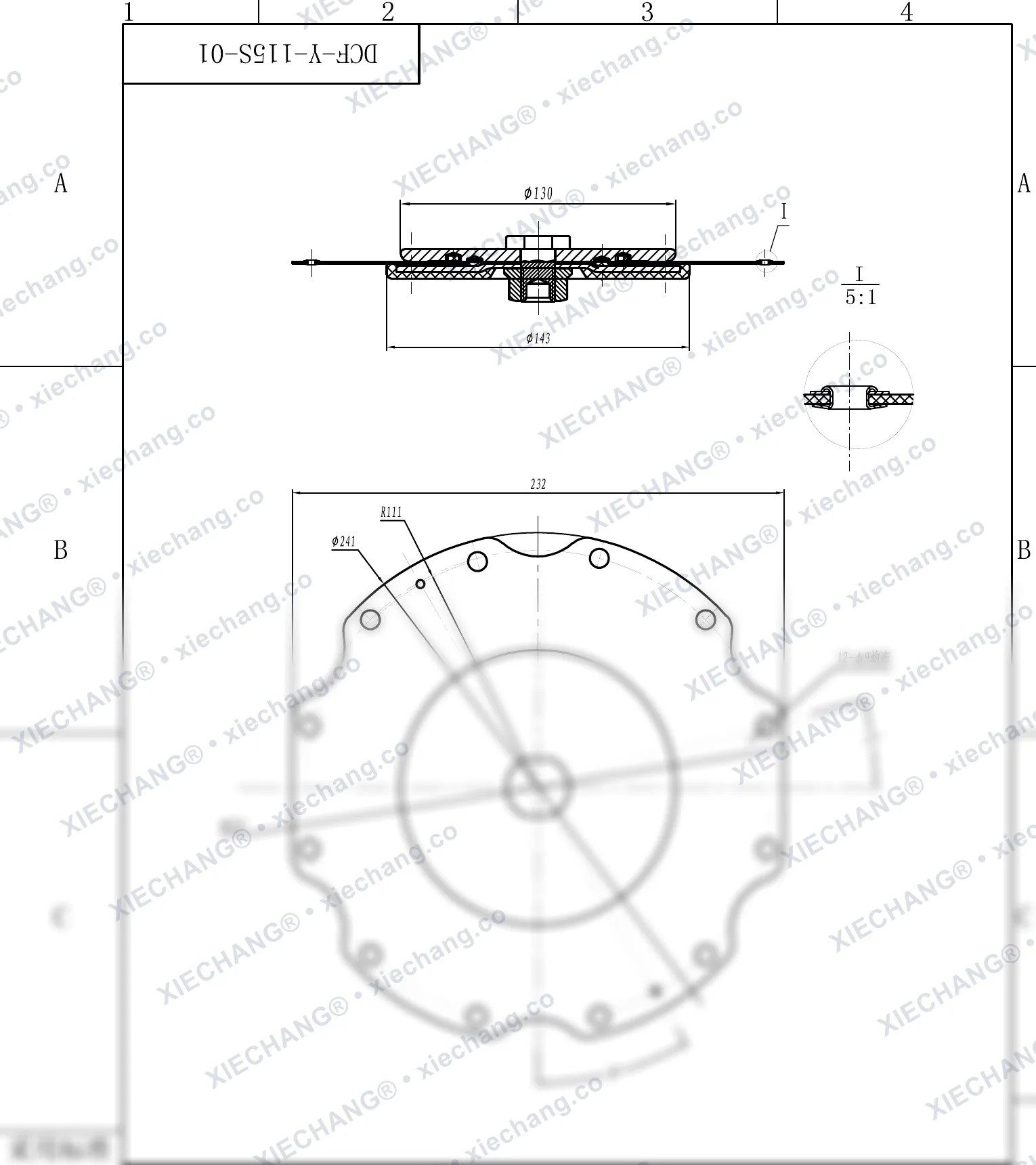 DCF-Y-115S-01 — Montaj Resmi