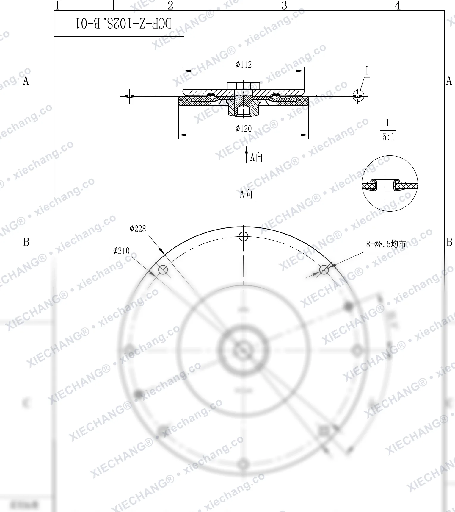 DCF-Z-102S.B-01 · 4" — Montaj Resmi