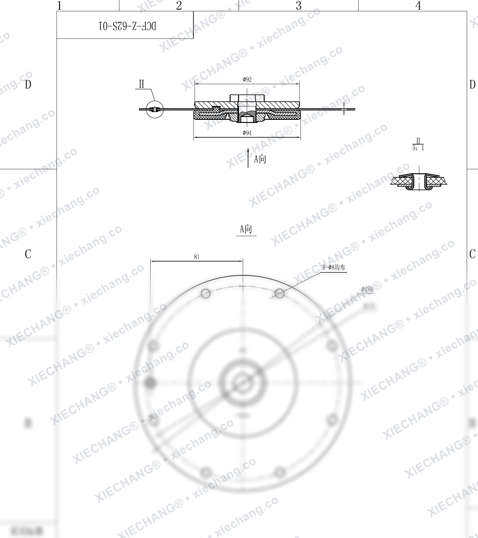 DCF-Z-62S-01 — Montaj Resmi