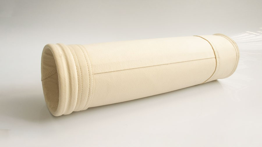 Korozif baca gazı için yüksek sıcaklık PPS / PTFE filtre torbası