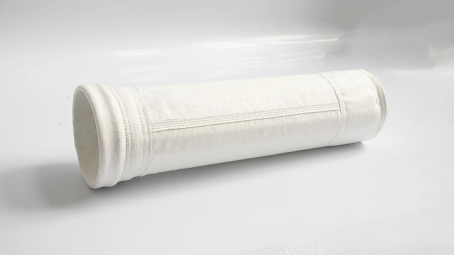 Korozif baca gazı için PTFE spunlace filtre torbası